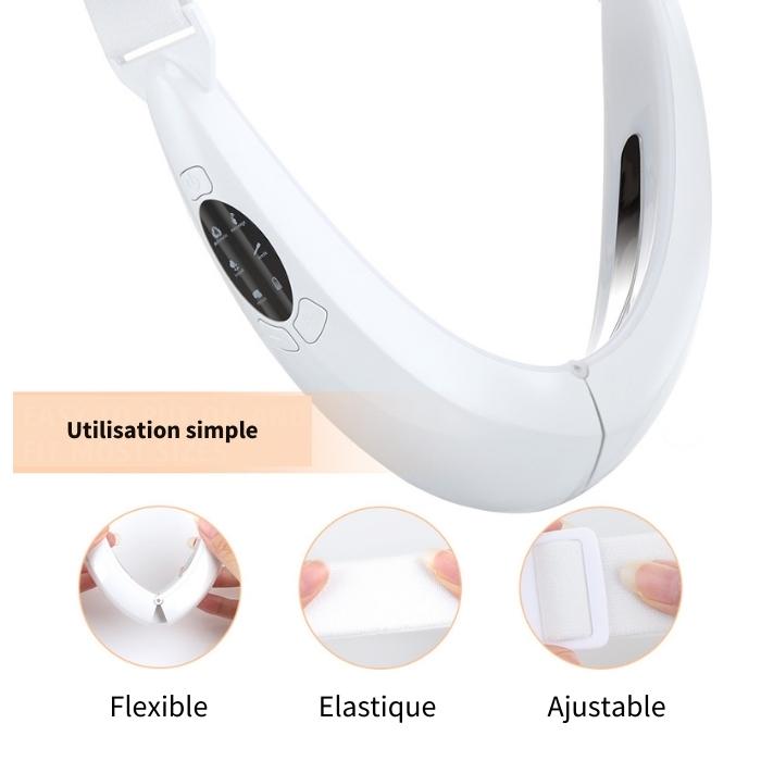 Electrostimulation facial massager