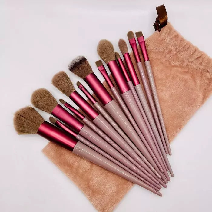 Makeup brushes (Set of 13 brushes)