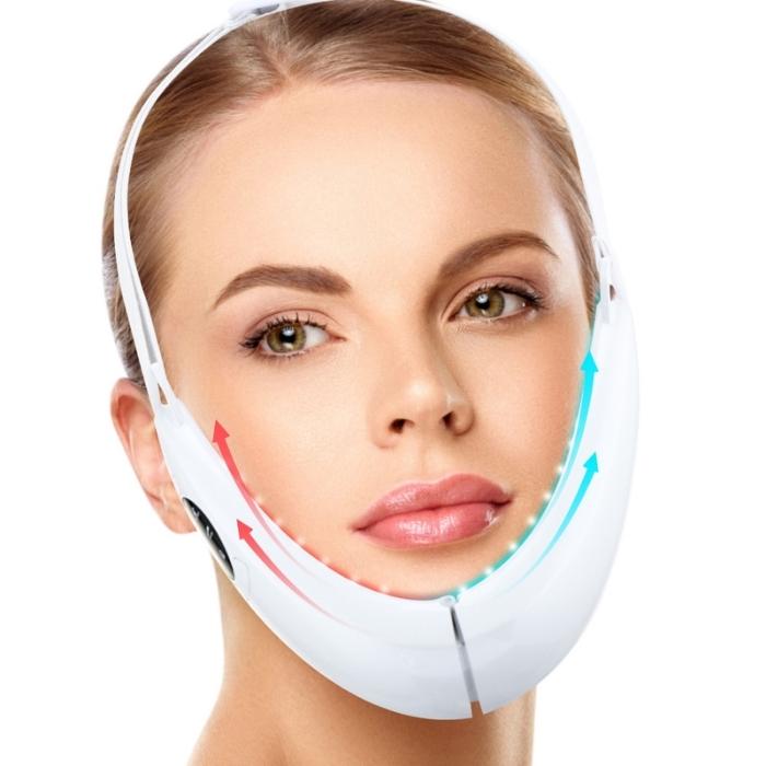 Electrostimulation facial massager